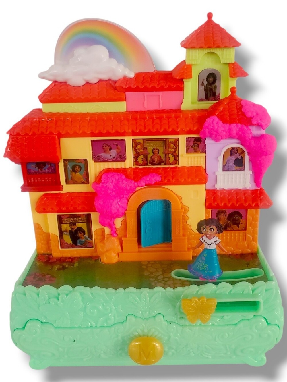 Disney Encanto House Madrigal Casa Jewelry Drawer Music Box Musical Movement Lit